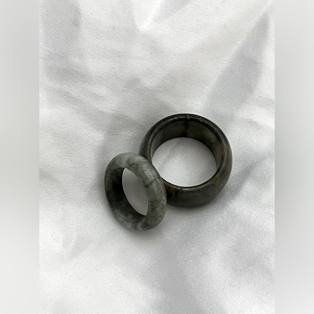 Jade Couples Ring Set - image 1
